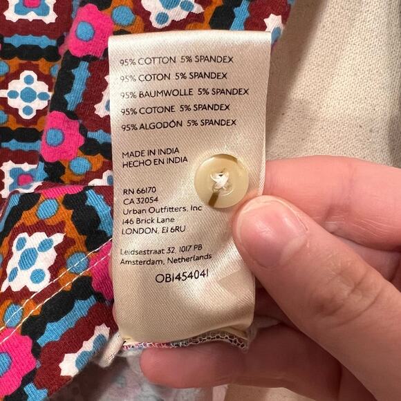 Maeve by Anthropologie Button Shoulder Turtleneck Blouse Top Long Sleeve Shirt - Picture 10 of 10